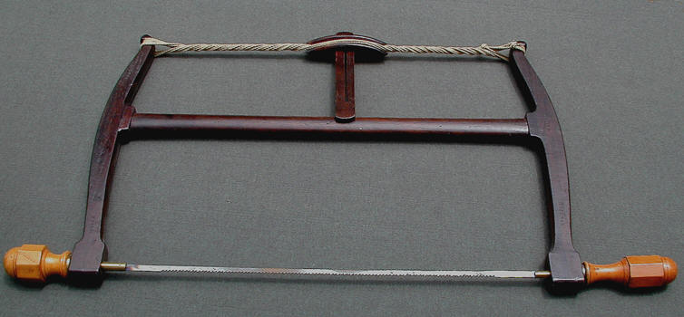 rosewood bow saw. complex croze. 